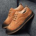 Men Comfortable Casual Business Brogue Style Oxfords Shoes