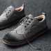 Men Comfortable Casual Business Brogue Style Oxfords Shoes