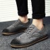 Men Comfortable Casual Business Brogue Style Oxfords Shoes