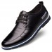 Men Microfiber Soft Sole Comfy Business Casual Oxfords