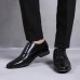 Men Soft Comfy Pointed Toe Formal Business Oxfords