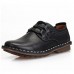 Men Comfy Casual Business Cow Leather Lace Up Oxfords