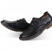 Men Comfy Casual Business Cow Leather Lace Up Oxfords