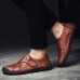 Men Comfort Hook Loop Knitted Stitches Flat Oxfords