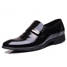 Men Microfiber Casual Business Shoes Pointed Toe Oxfords