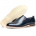 Men Leather Shoes Business Outdoor Slip On Oxfords