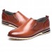 Men Leather Shoes Business Outdoor Slip On Oxfords