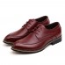 Men Casual Business Leather Lace Up Oxfords