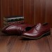 Men Casual Business Leather Lace Up Oxfords