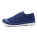 Men Casual Comfy Canvas Oxfords Lace Up Shoes