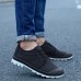 Men Casual Comfy Canvas Oxfords Lace Up Shoes