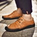 Men Genuine Leather Soft Soles Business Casual Oxfords