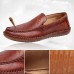 Men Casual Soft Hand Stitching Daily Oxfords