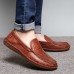 Men Casual Soft Hand Stitching Daily Oxfords