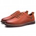 Casual Soft Genuine Leather Lace Up Oxfords for Men