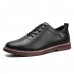 Casual Soft Genuine Leather Lace Up Oxfords for Men