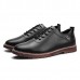 Casual Soft Genuine Leather Lace Up Oxfords for Men