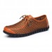 Men Breathable Mesh Casual Lace Up Oxford