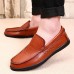 Men Casual Soft Microfiber Leather Oxfords Shoes