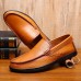 Men Casual Soft Microfiber Leather Oxfords Shoes