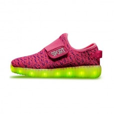 Kids USB LED Luminous Light Weight Sneakers Light up Shoes Colorful Flash Shoes