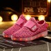 Kids USB LED Luminous Light Weight Sneakers Light up Shoes Colorful Flash Shoes