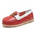 Children Casual Shoes Flats Soft Sole Leather Sneakers Slip on Loafers Boat Footwear