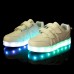 Kids LED Light Shoes Sneakers Leather Casual Boy Girl Shoes Children New