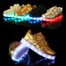 Kids LED Light Shoes Sneakers Leather Casual Boy Girl Shoes Children New