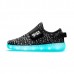 KIDS USB LED Luminous Light Weight Sneakers Light Up Shoes Colorful Flash Shoes