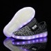 KIDS USB LED Luminous Light Weight Sneakers Light Up Shoes Colorful Flash Shoes