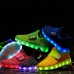 KIDS USB LED Luminous Light Weight Sneakers Light Up Shoes Colorful Flash Shoes