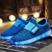 KIDS USB LED Luminous Light Weight Sneakers Light Up Shoes Colorful Flash Shoes